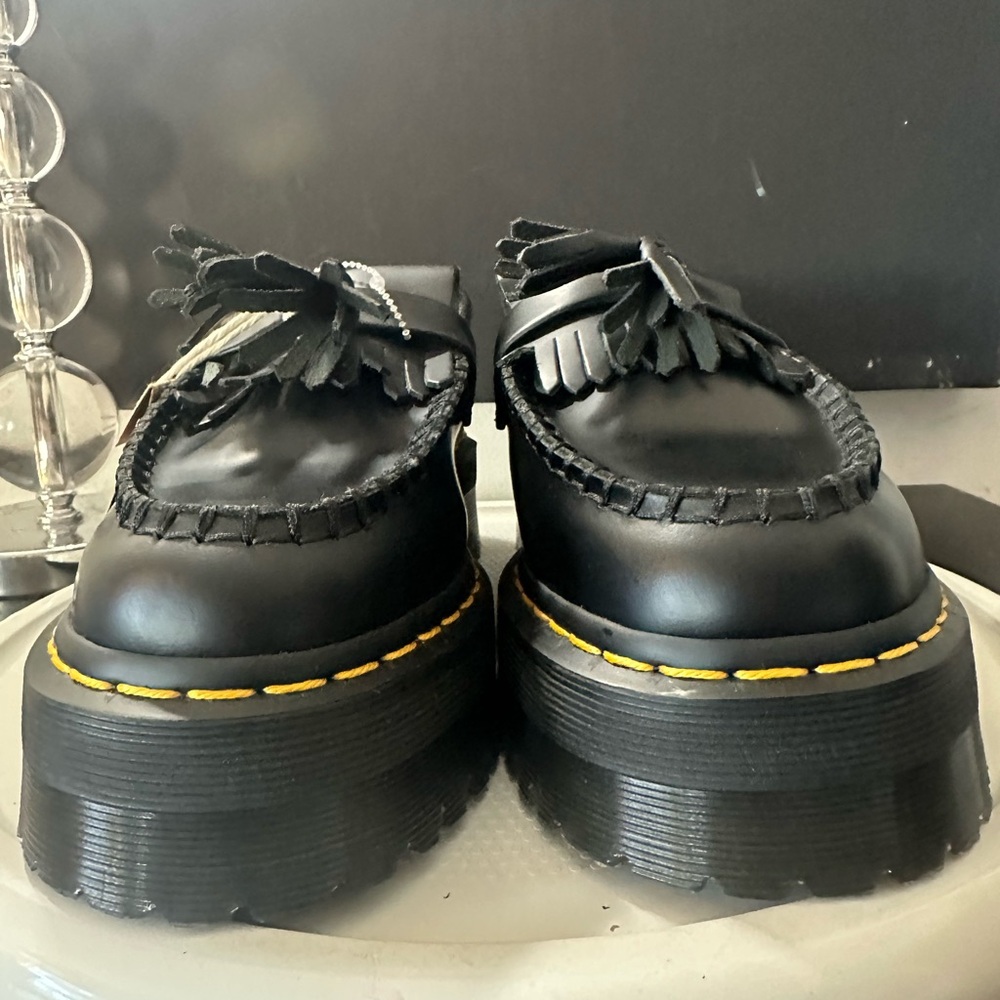 🆕Dr. Martens ADRIAN QUAD PLATFORM Tassel Loafers - Picture 5 of 17